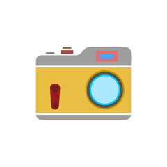 camera icon, vector illustration, symbol, design logo template pictogram, for ui or ux isolated on white for mobile app, editable