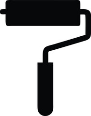 roller brush silhouette