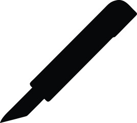 stationery knife silhouette