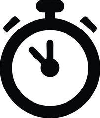 stopwatch silhouette 