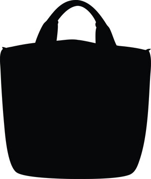 recommend clip art: tote bag vector silhouette