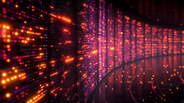 Abstract digital tech illustration depicting server logic and database systems—symbolizing data flow, information architecture, modern computing, and the backbone of digital infrastructure.
