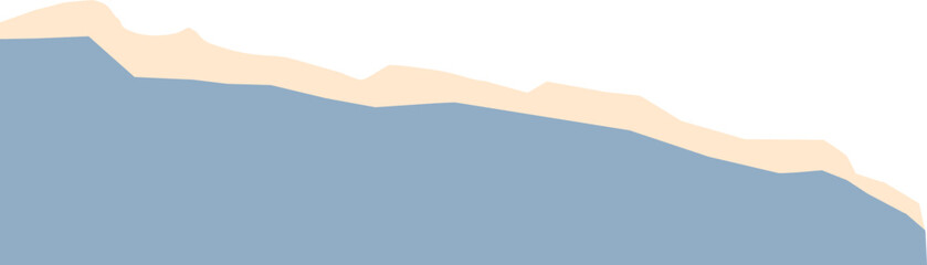 Torn Banner Strip With Jagged Top