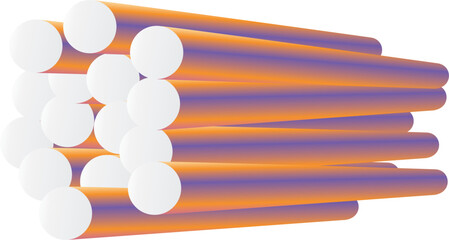 vector illustration of a stack of books