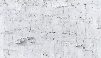 Concrete wall texture with Small Cracks. Close-up of a white wall with cracks. Cracked wall. 