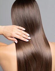 女性の美しい髪の毛