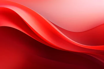 Selbstklebende Fototapeten Red abstract background with wave shapes © MahmudulHassan