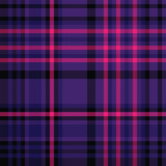 Vibrant purple and pink plaid pattern.  A bold, modern textile design perfect for fashion, web design, or print projects.