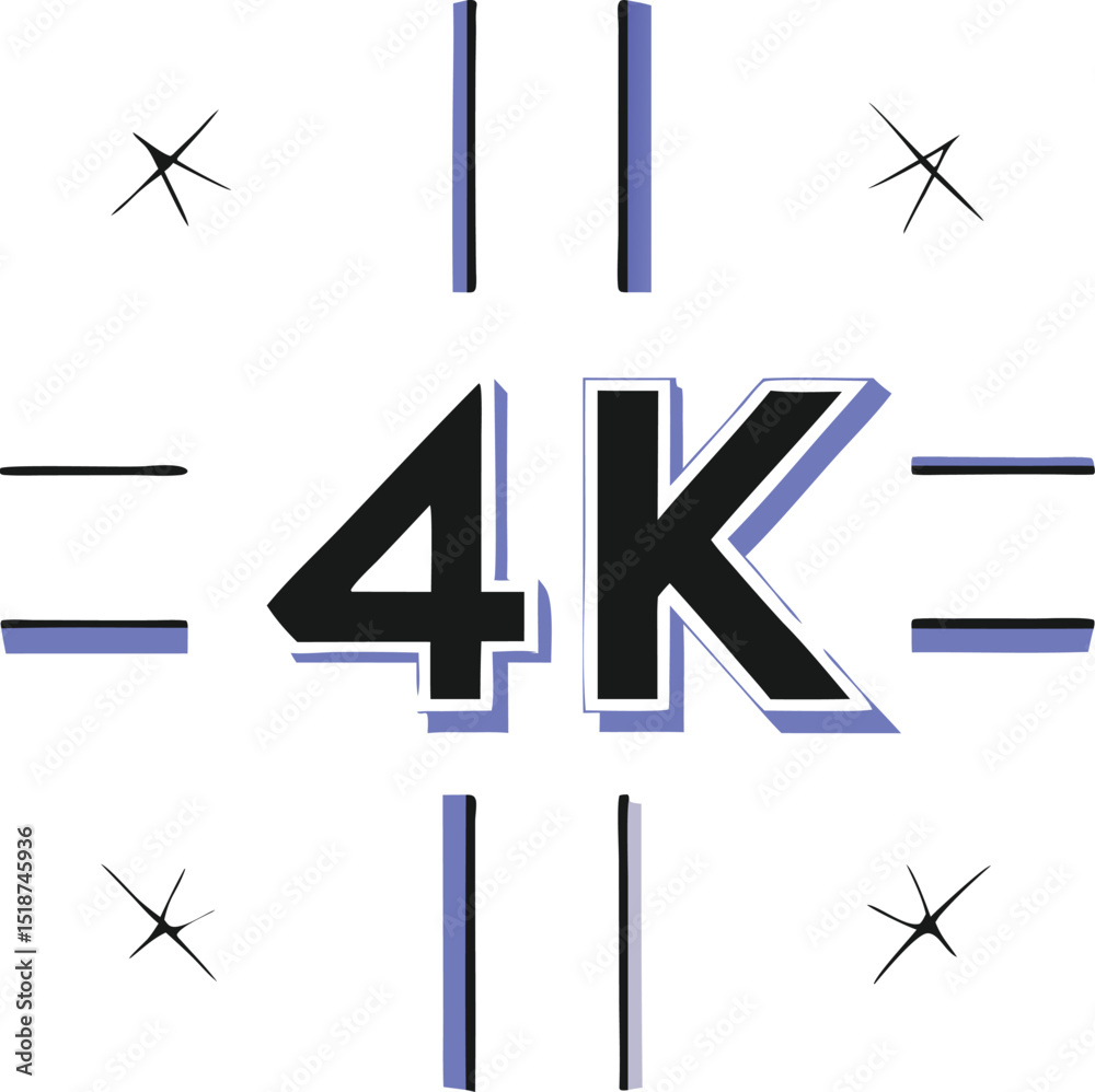 Fototapete artistic 3d rendered 4k text design with transparency suitable for multiple applications