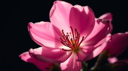 Obraz premium pink magnolia flower