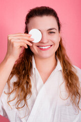 Beautiful woman with her skin care routine, spa day, skin treatment, natural beauty days, botox