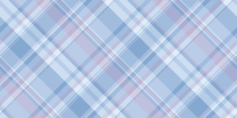 Stylish plaid pattern with pastel blues and subtle pink hues. Perfect for backgrounds, textiles, or creating a cozy, textured feel in design projects.