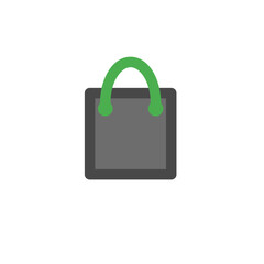 shopping bag icon illustration