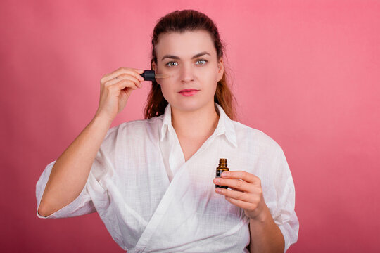 Beautiful woman with her skin care routine, spa day, skin treatment, natural beauty days, botox