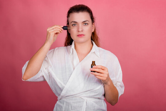 Beautiful woman with her skin care routine, spa day, skin treatment, natural beauty days, botox