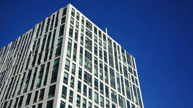 Modern office building. motion video.
