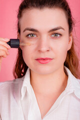 Beautiful woman with her skin care routine, spa day, skin treatment, natural beauty days, botox