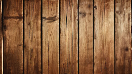 Naklejka premium Brown wooden background. Wooden planks. Wood texture. Natural wooden wall background or texture. 