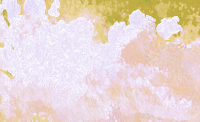 Whimsical, Light & Airy Cloud w/Texture in Light & Dark Gold & White-digital illustration, art, design, painting, artwork-wallpaper, backdrop, background, border, frame,