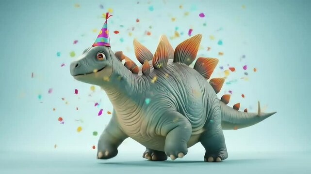 Cute green tyrannosaurus rex dinosaur cartoon vector illustration