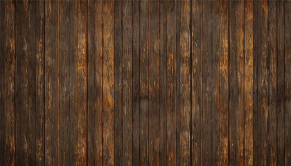 Brown wooden background. Wooden planks. Wood texture. Natural wooden wall background or texture.   © shazam