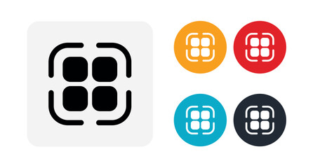Barcode scanner icon illustration isolated vector sign symbol