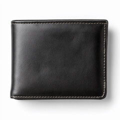Fototapeta premium Classic black leather wallet suitable for daily use