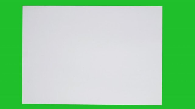 Crumpled stop-motion white paper folding and Unfolding transitions on clean alpha matte. Crinkle texture with realistic lighting. 