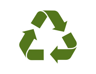 Environmental Conservation and Sustainability with Recycle Symbol in Green