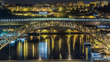 Timelapse The Dom Luis Bridge