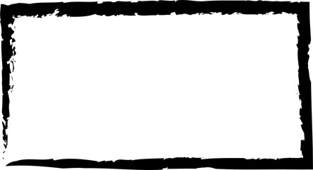 Rectangle ink empty. Text box and frames