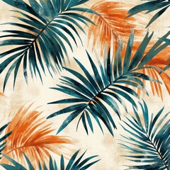 palm trees background By Generated AI