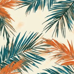 palm trees background By Generated AI
