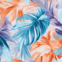 palm trees background By Generated AI