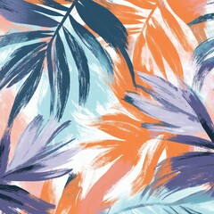 palm trees background By Generated AI