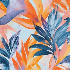 palm trees background By Generated AI