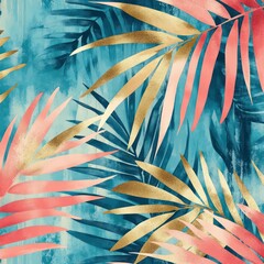 palm trees background By Generated AI