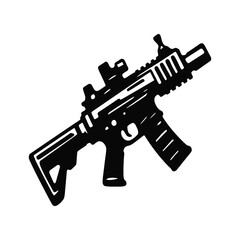  Dynamic Weapon Vector Design High Quality Military & Fantasy Arms Illustration 04