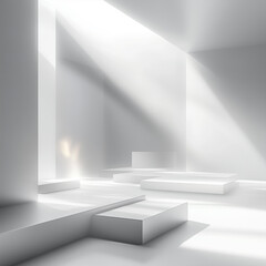 Obraz premium 3d render of an empty stage