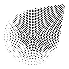 Abstract background halftone pattern, vector illustration and flat design.