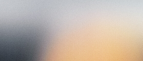 Smooth noise texture grainy gradient background, gray yellow orange white glowing abstract banner, poster header backdrop design