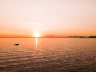 Dreamy Golden Hour over Tropical Waters