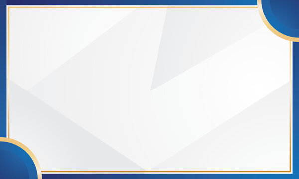 White background blue frame suitable for luxury certificate