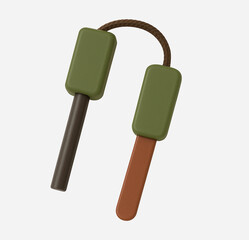 Green Fire Starter Illustration

