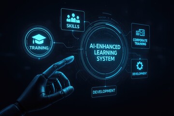 Ai enhanced learning system corporate training development skills