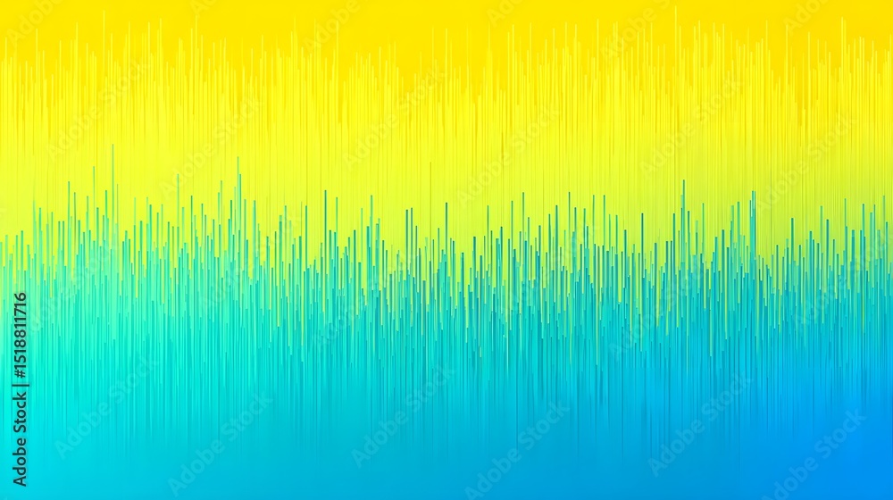 Fototapete striking and dynamic background featuring a vibrant gradient transition from yellow to cyan with a c