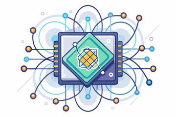 quantum computer processor rotating particles