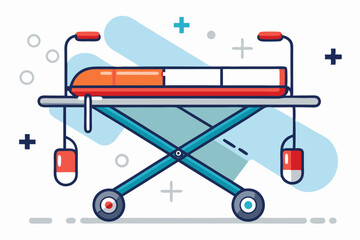 emergency stretcher foldable legs