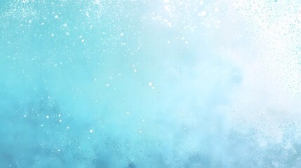 Tranquil aqua gradient background with subtle white splatter textures and a soft vignette creating a clean and calming design aesthetic