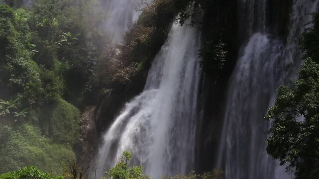 The splendor of the falls, "Tee lor su" Umphang district of Tak province, Thailand. 
